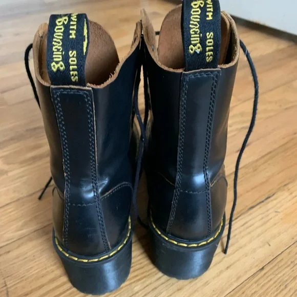 Dr. Martens Black Leather Boots - Picture 7 of 10